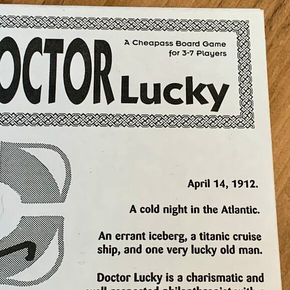 Save Doctor Lucky CheapAss Games James Ernest Complete EUC Mystery - Picture 4 of 8